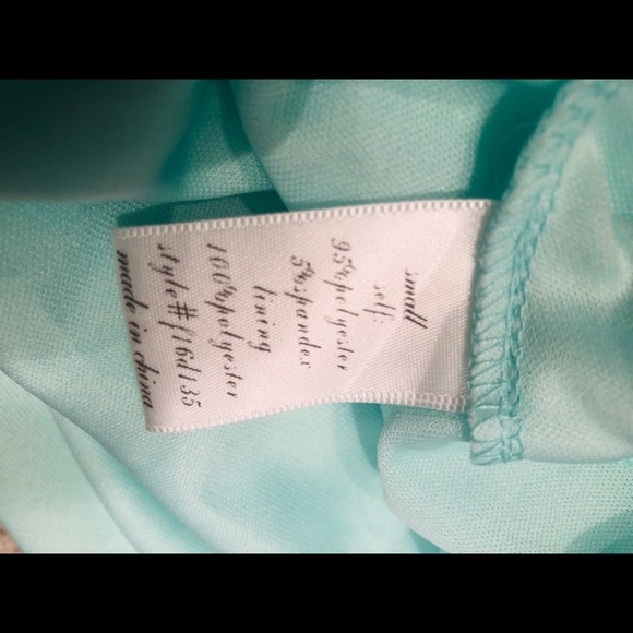 Alya S strapless lace dress, Francesca’s. AQUA - Picture 3 of 5